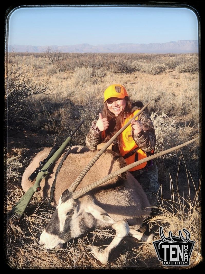 Antelope taken on a guided New Mexico hunt with Ten High Outfitters