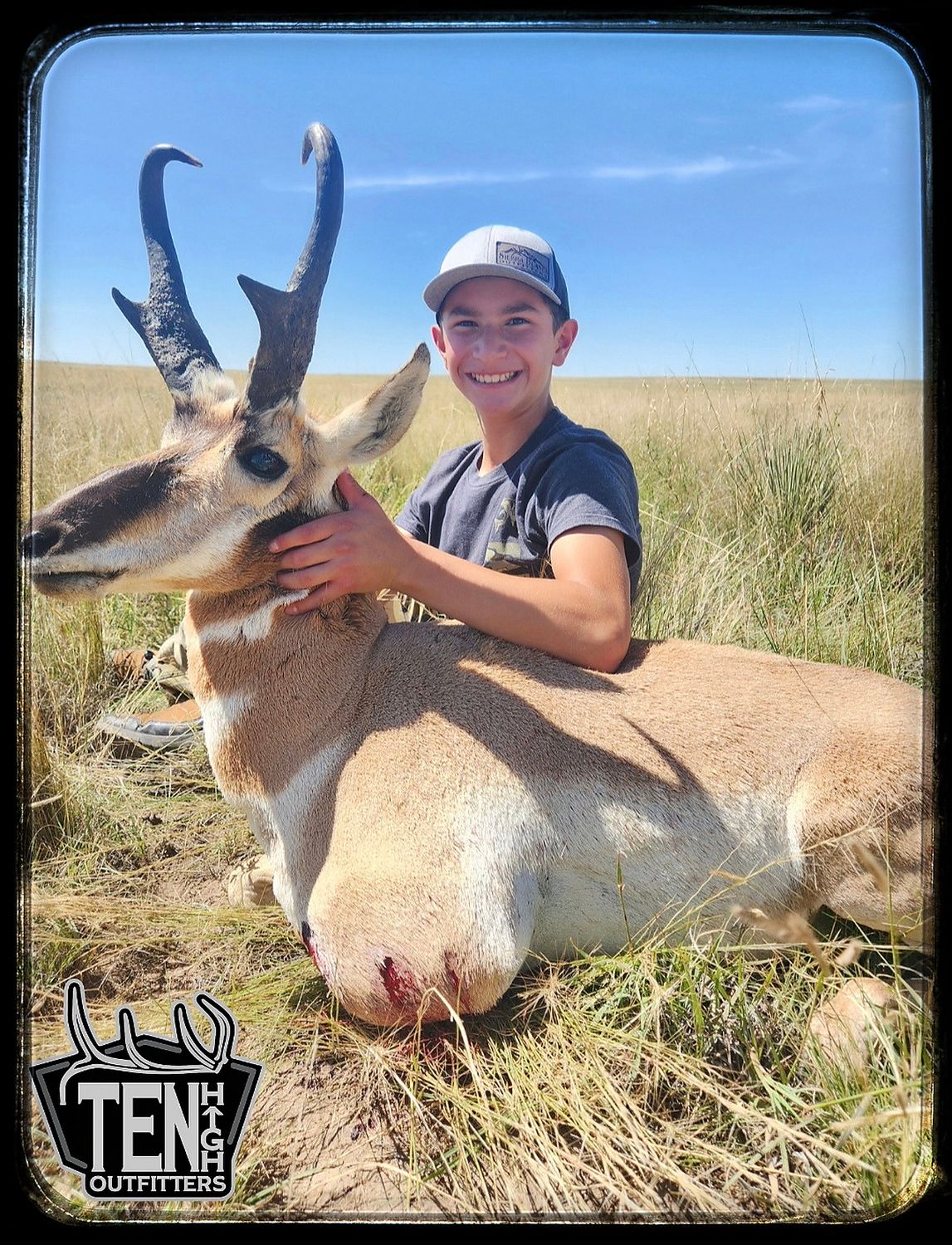 Antelope taken on a guided New Mexico hunt with Ten High Outfitters