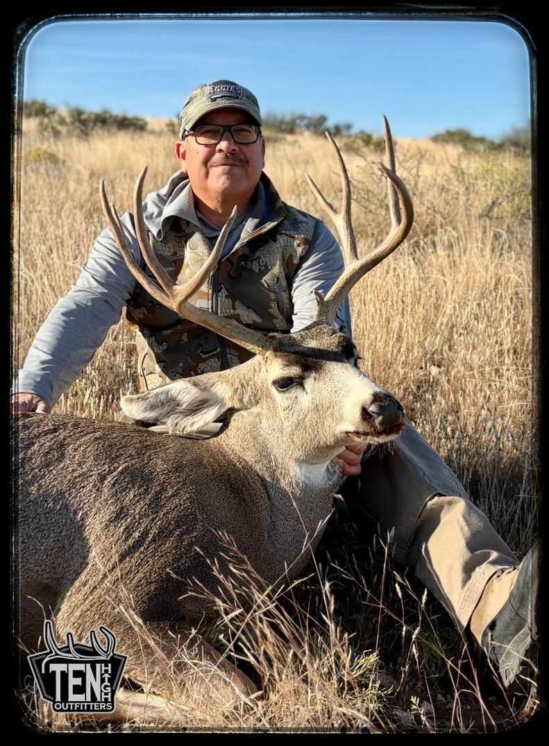Mule Deer taken on a guided New Mexico hunt with Ten High Outfitters